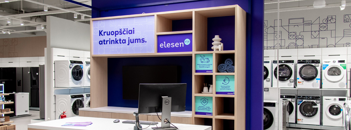 Nauja Elesen parduotuvė PC Akropolis